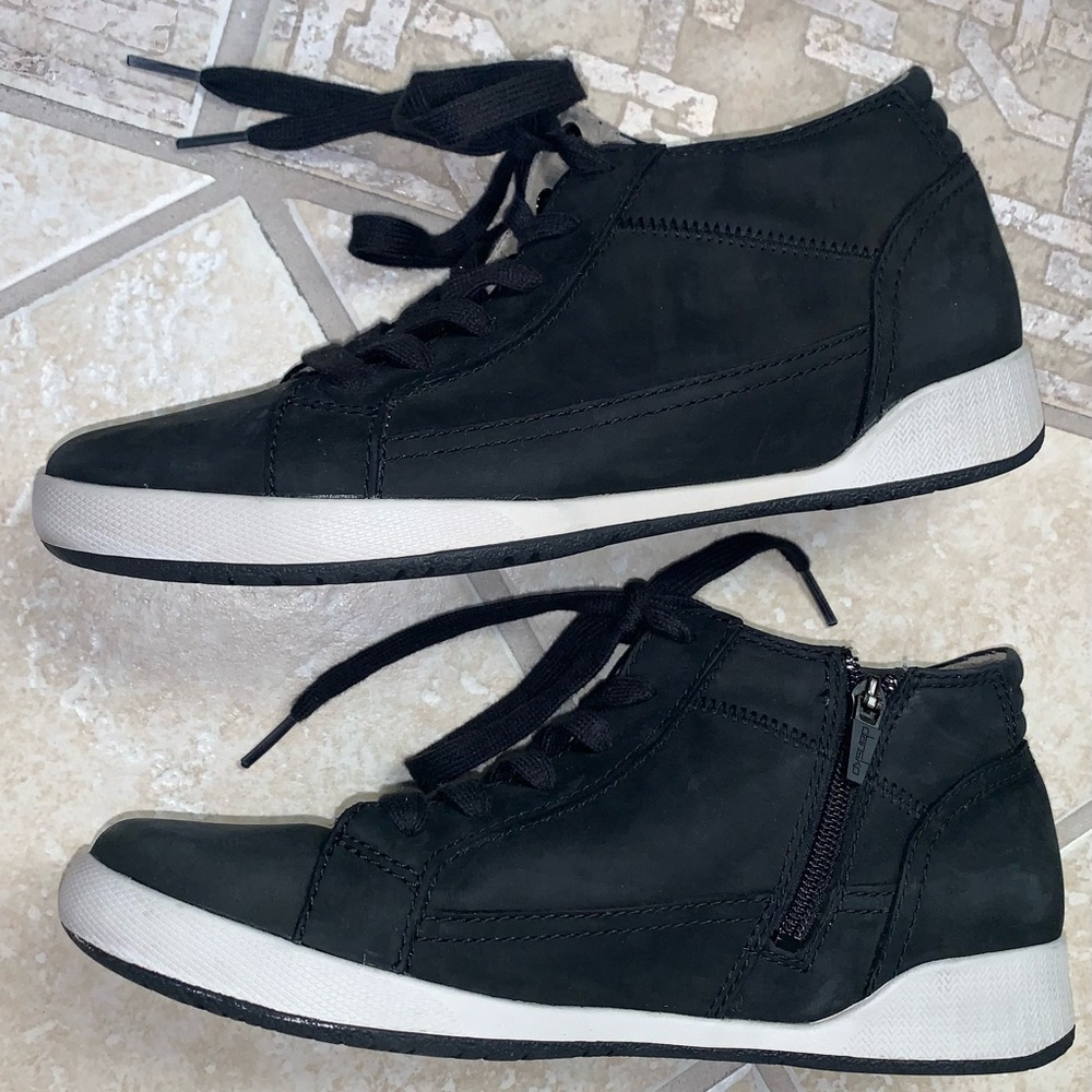 DANSKO black onyx milled Nubuck suede ankle boots sneakers womens size 40 9.5 9 - Picture 12 of 16